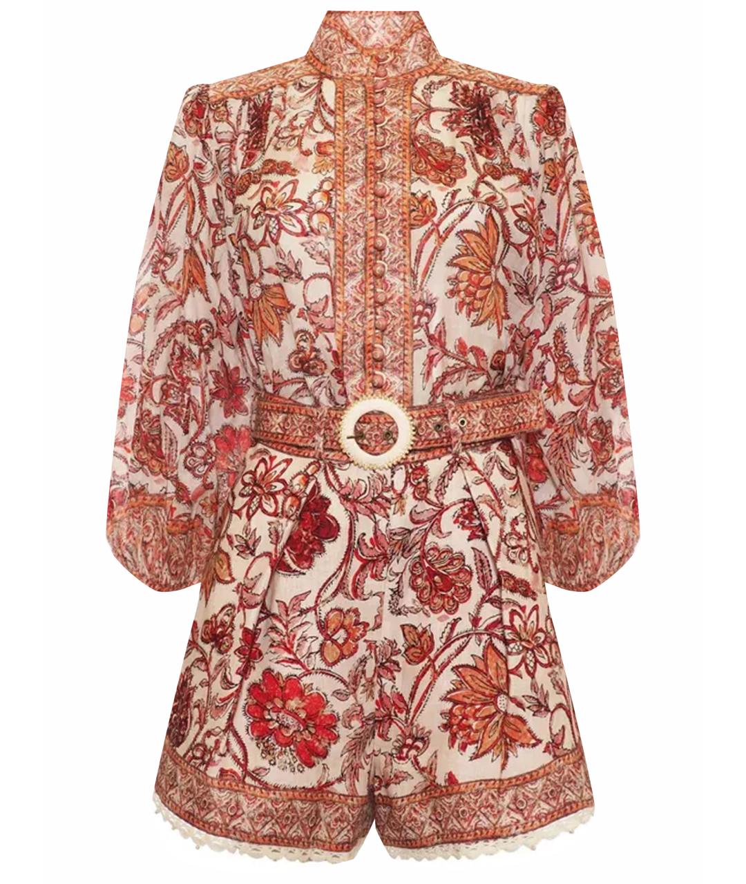 ZIMMERMANN Мульти льняной костюм с брюками, фото 1