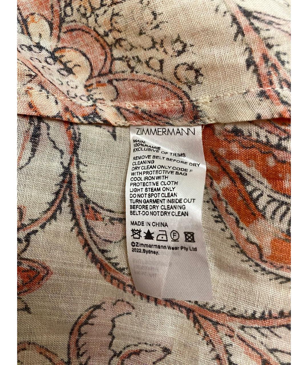 ZIMMERMANN Мульти льняной костюм с брюками, фото 6