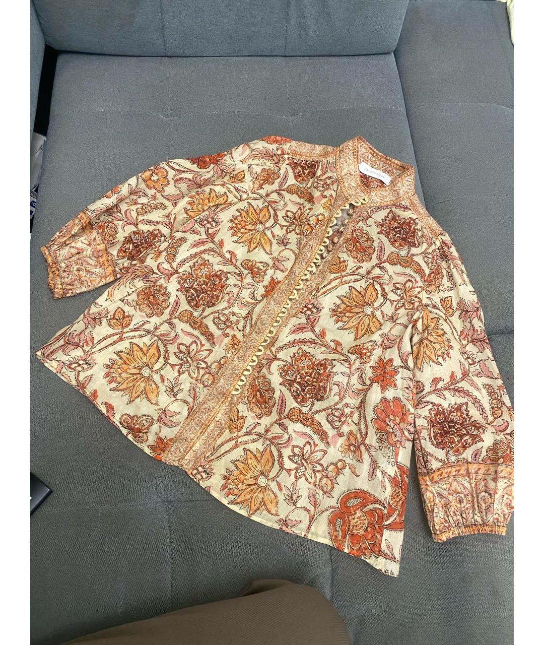 ZIMMERMANN Мульти льняной костюм с брюками, фото 2