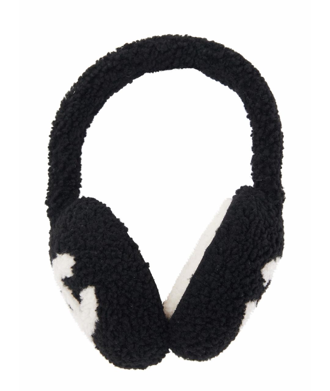 CHANEL Черные шерстяные наушники, фото 1