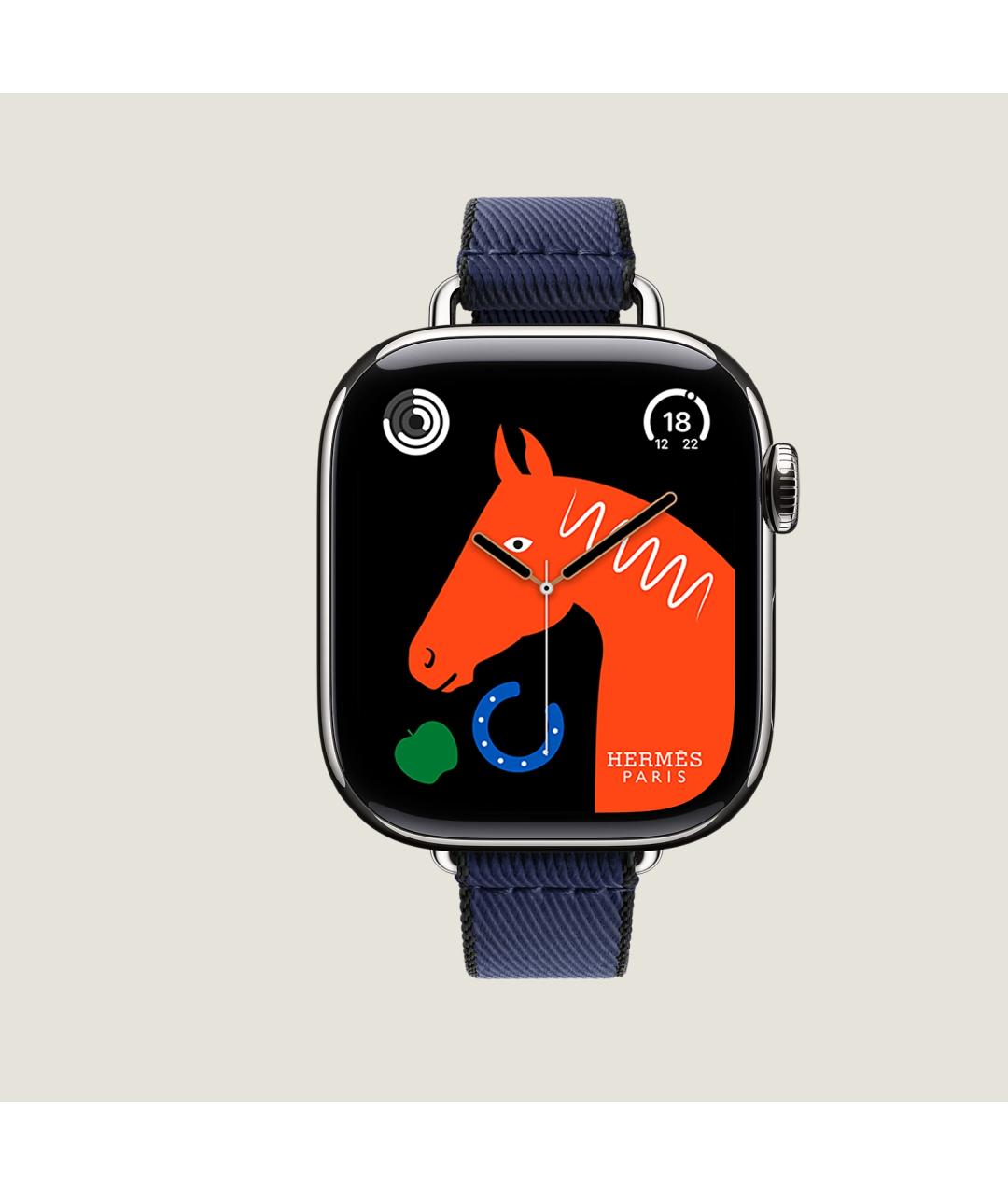 HERMES Серые титановые часы, фото 5