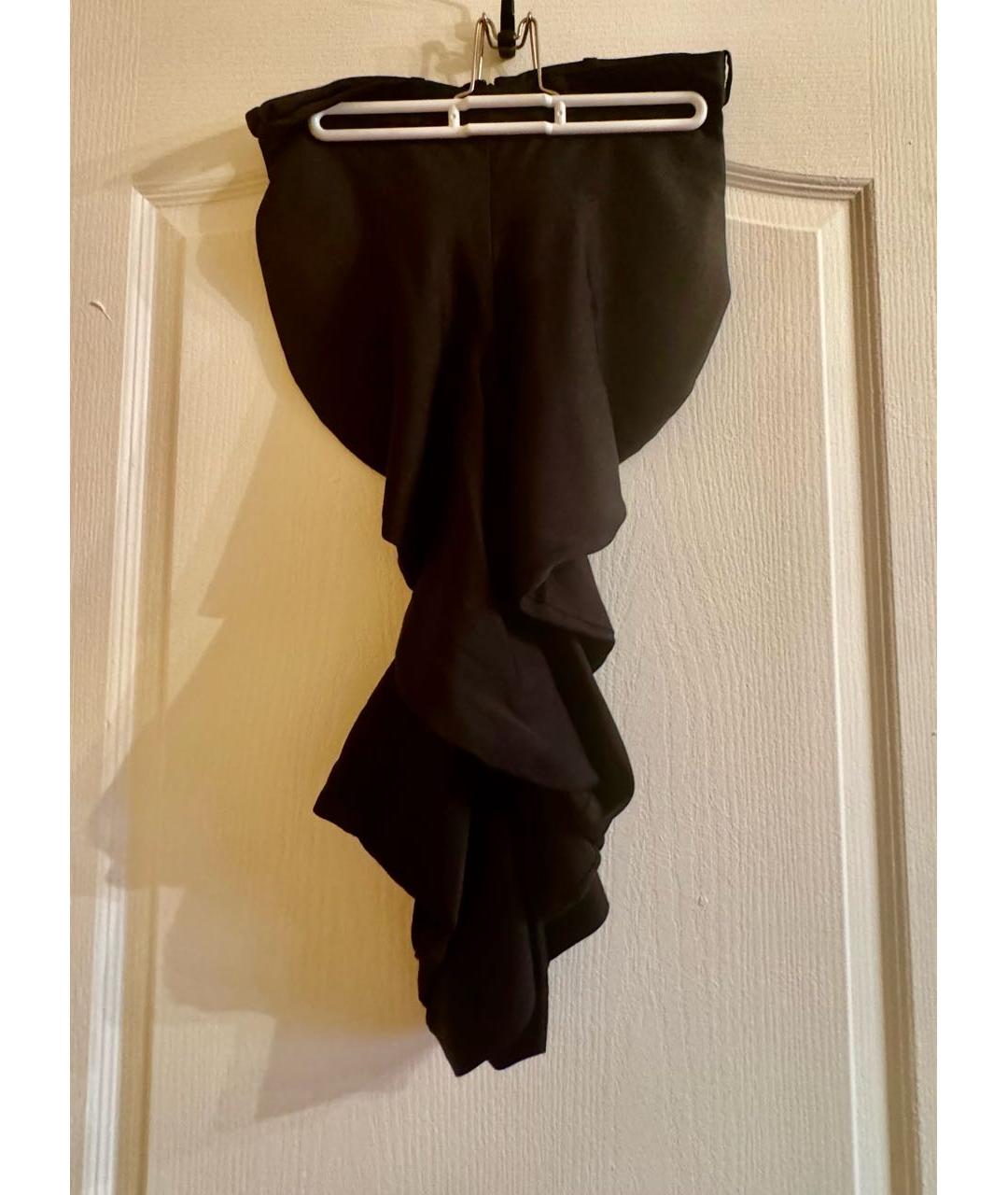 CHRISTIAN DIOR Черная хлопковая юбка мини, фото 7