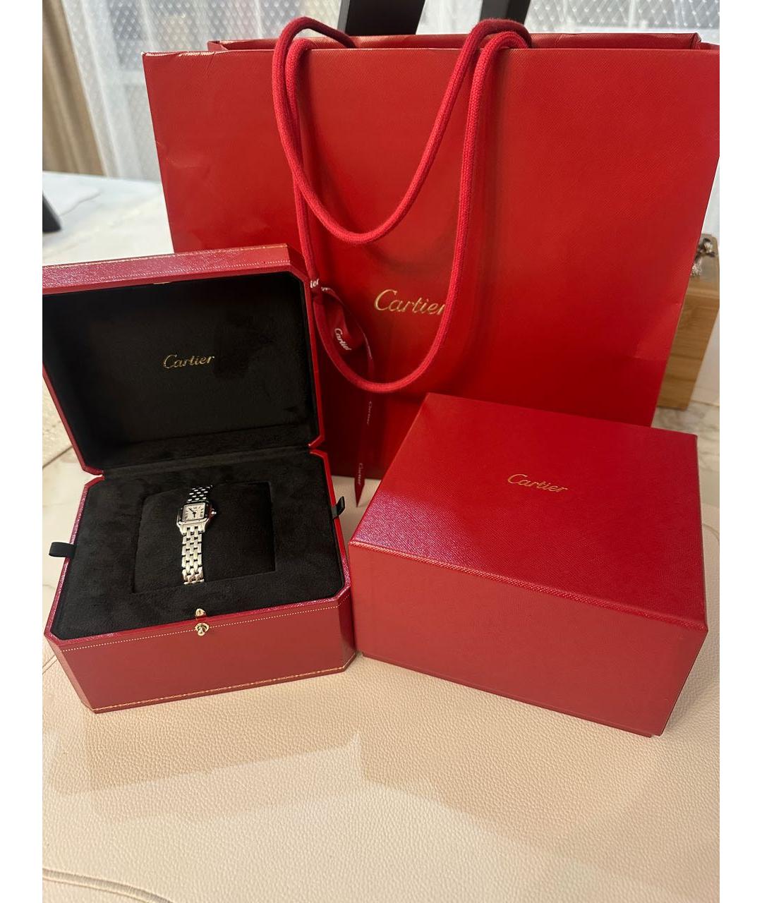 CARTIER Серебряные часы, фото 5