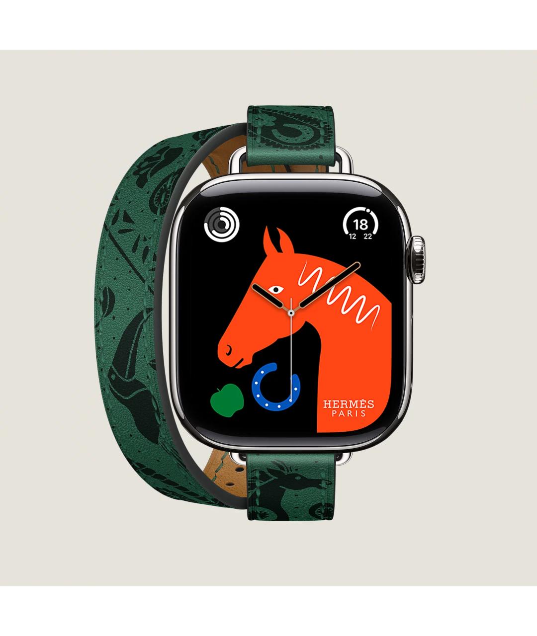 HERMES Серые титановые часы, фото 6