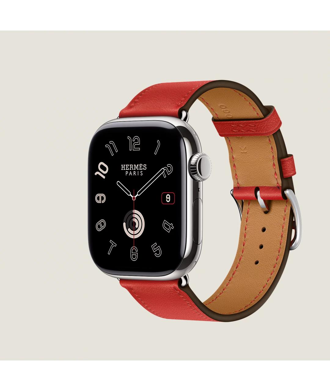 HERMES Серые титановые часы, фото 3