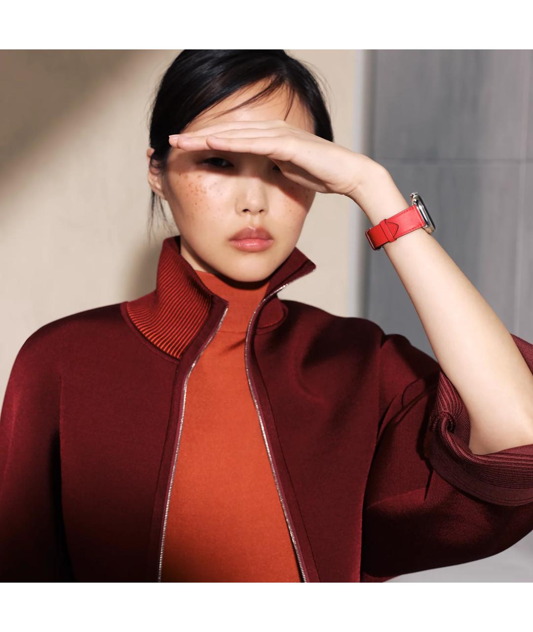 HERMES Серые титановые часы, фото 5