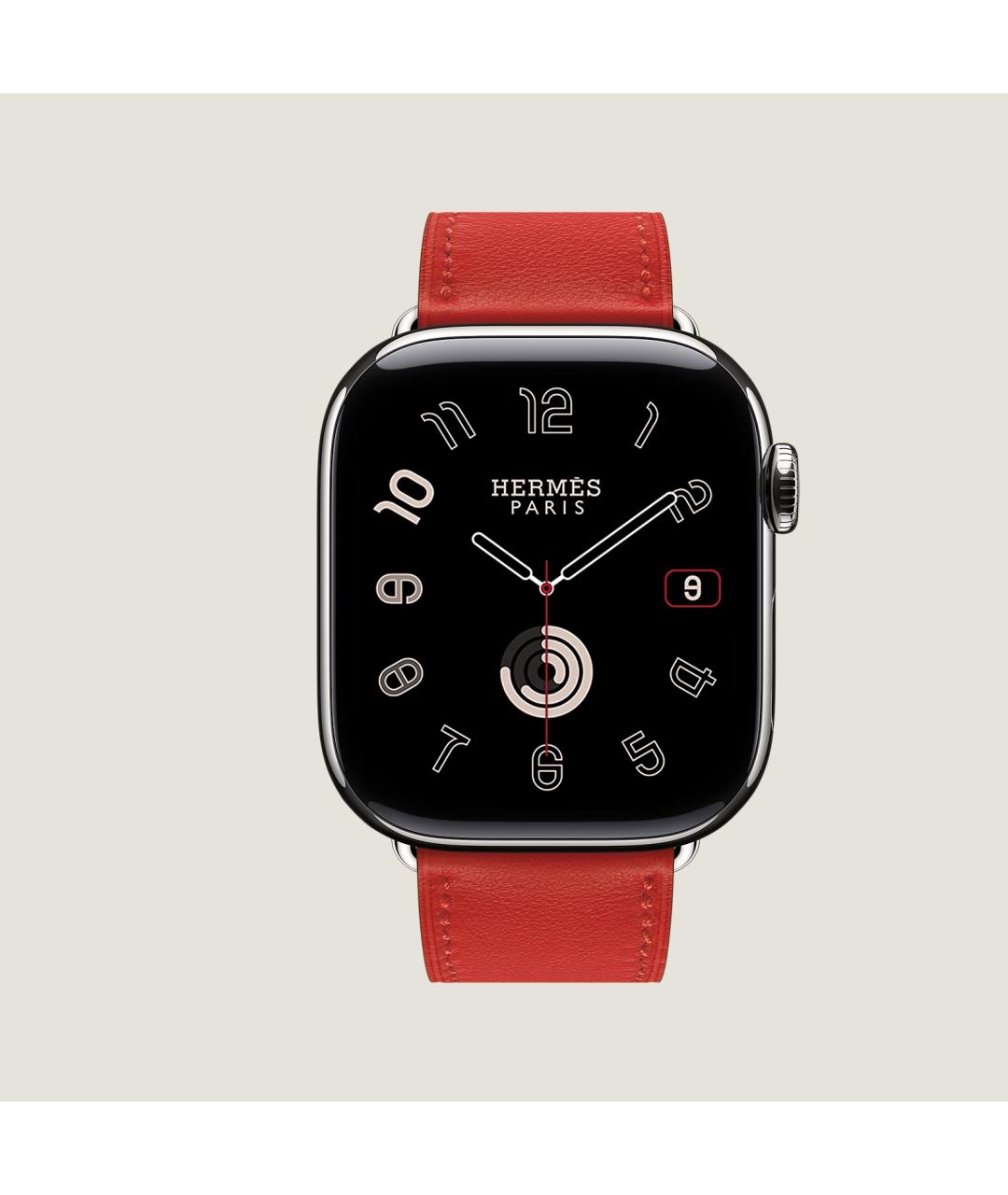 HERMES Серые титановые часы, фото 2