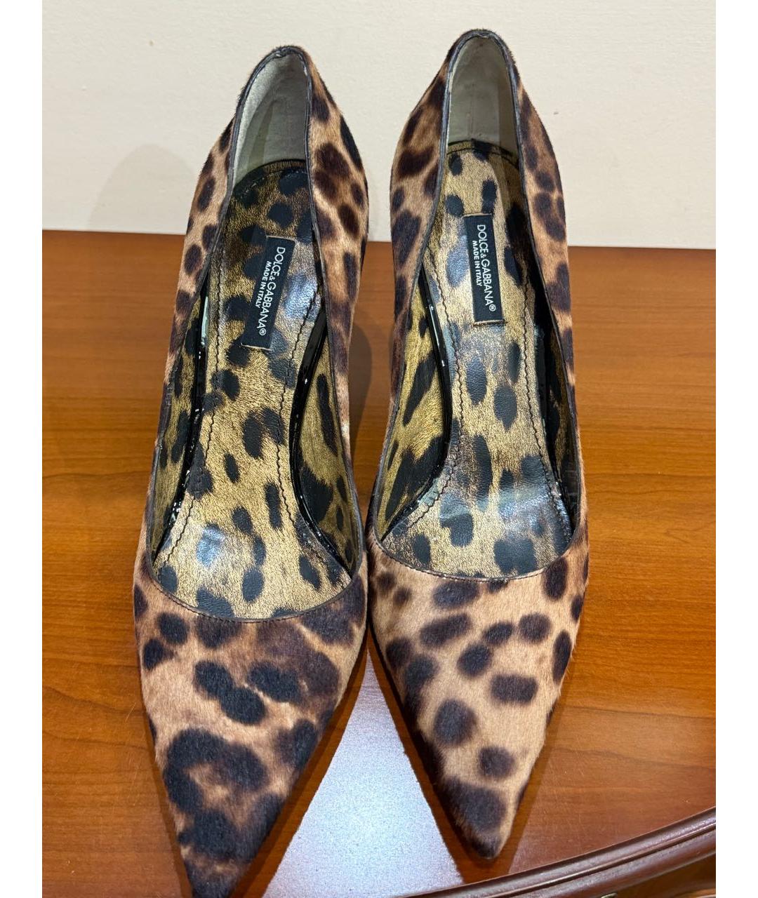 DOLCE&GABBANA Коричневые туфли, фото 3