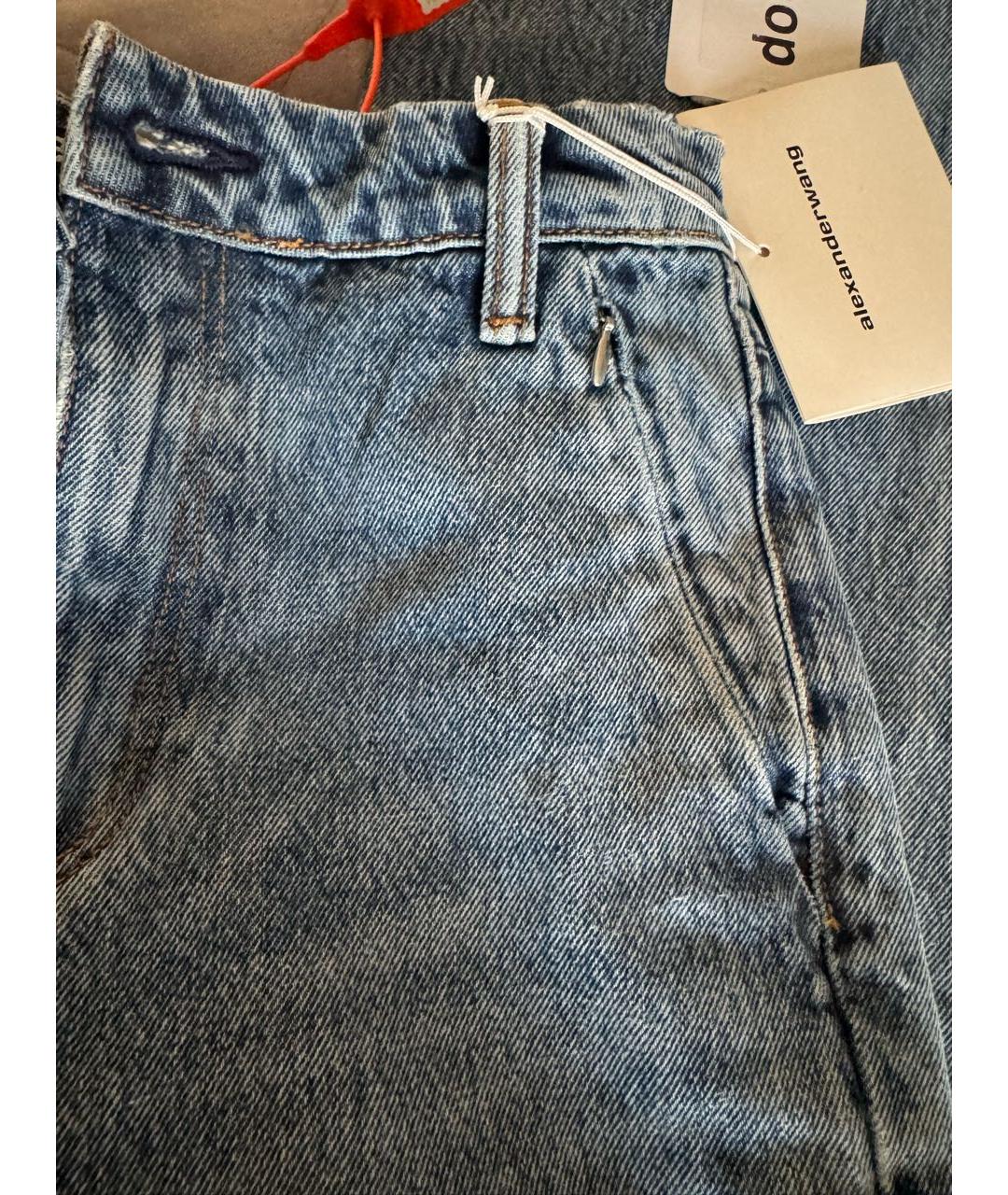 ALEXANDER WANG Синие джинсы клеш, фото 4