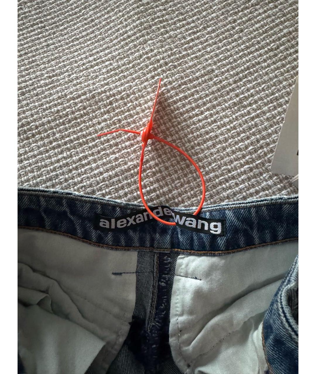 ALEXANDER WANG Синие джинсы клеш, фото 3