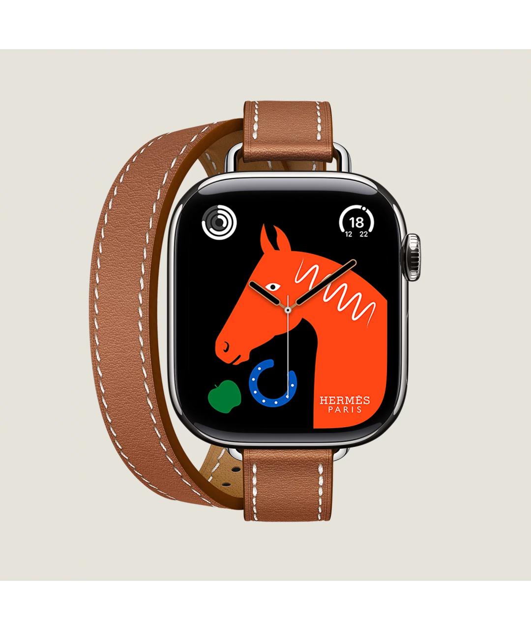 HERMES Серые титановые часы, фото 6