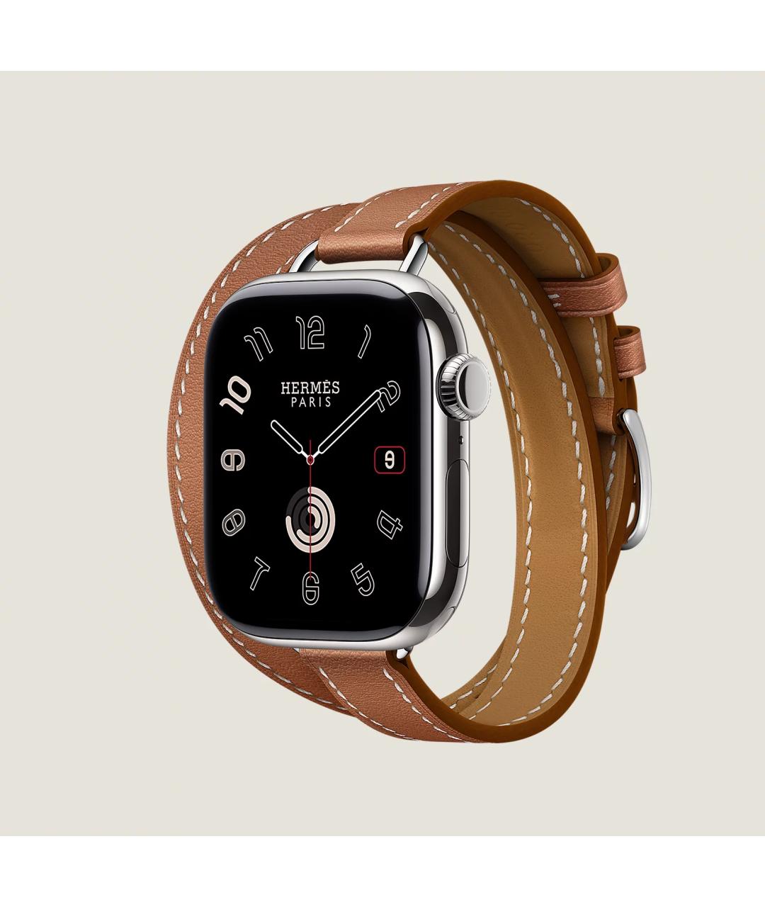 HERMES Серые титановые часы, фото 3