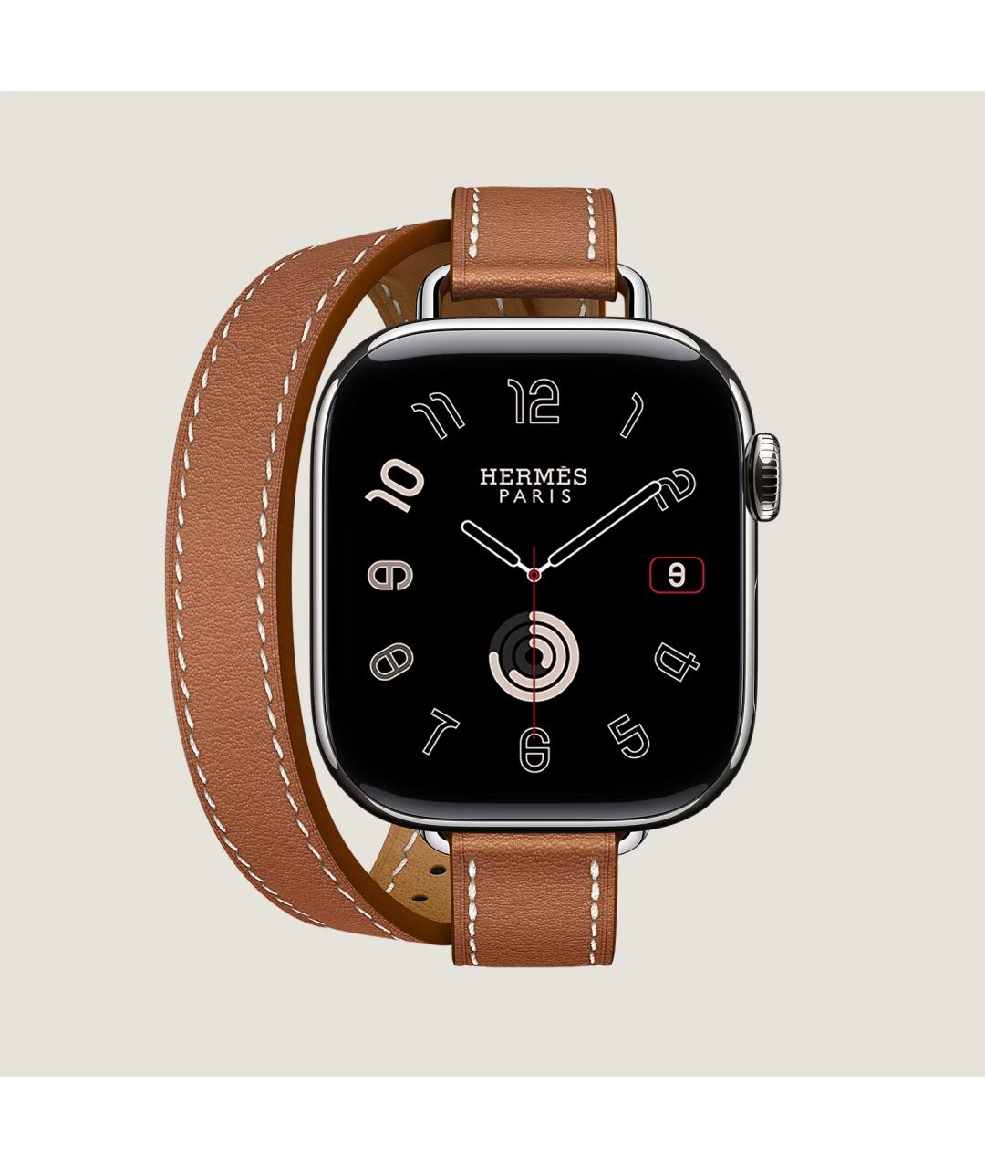 HERMES Серые титановые часы, фото 2