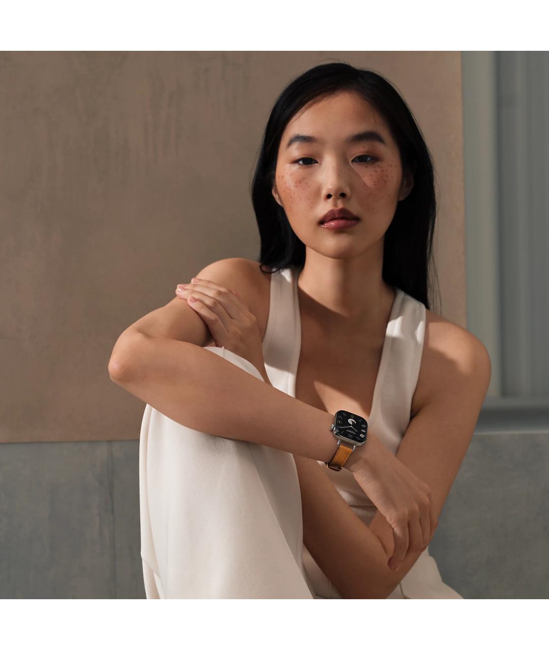 HERMES Серые титановые часы, фото 5