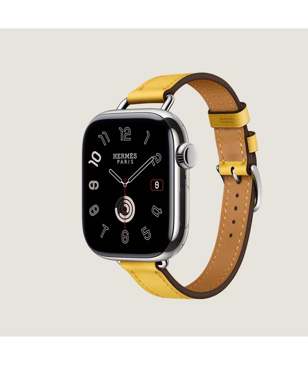 HERMES Серые титановые часы, фото 3