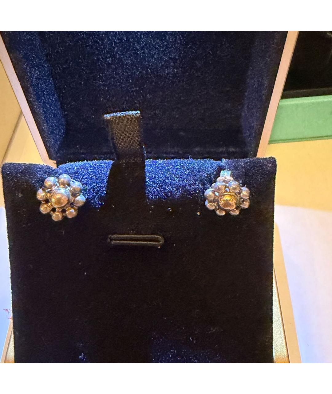 TIFFANY&CO Белые серебряные серьги, фото 2