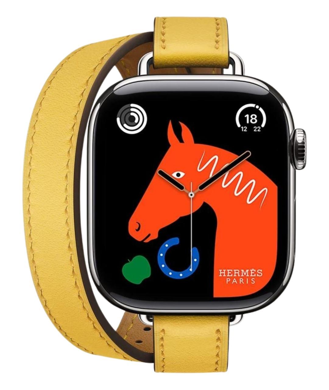 HERMES Серые титановые часы, фото 1