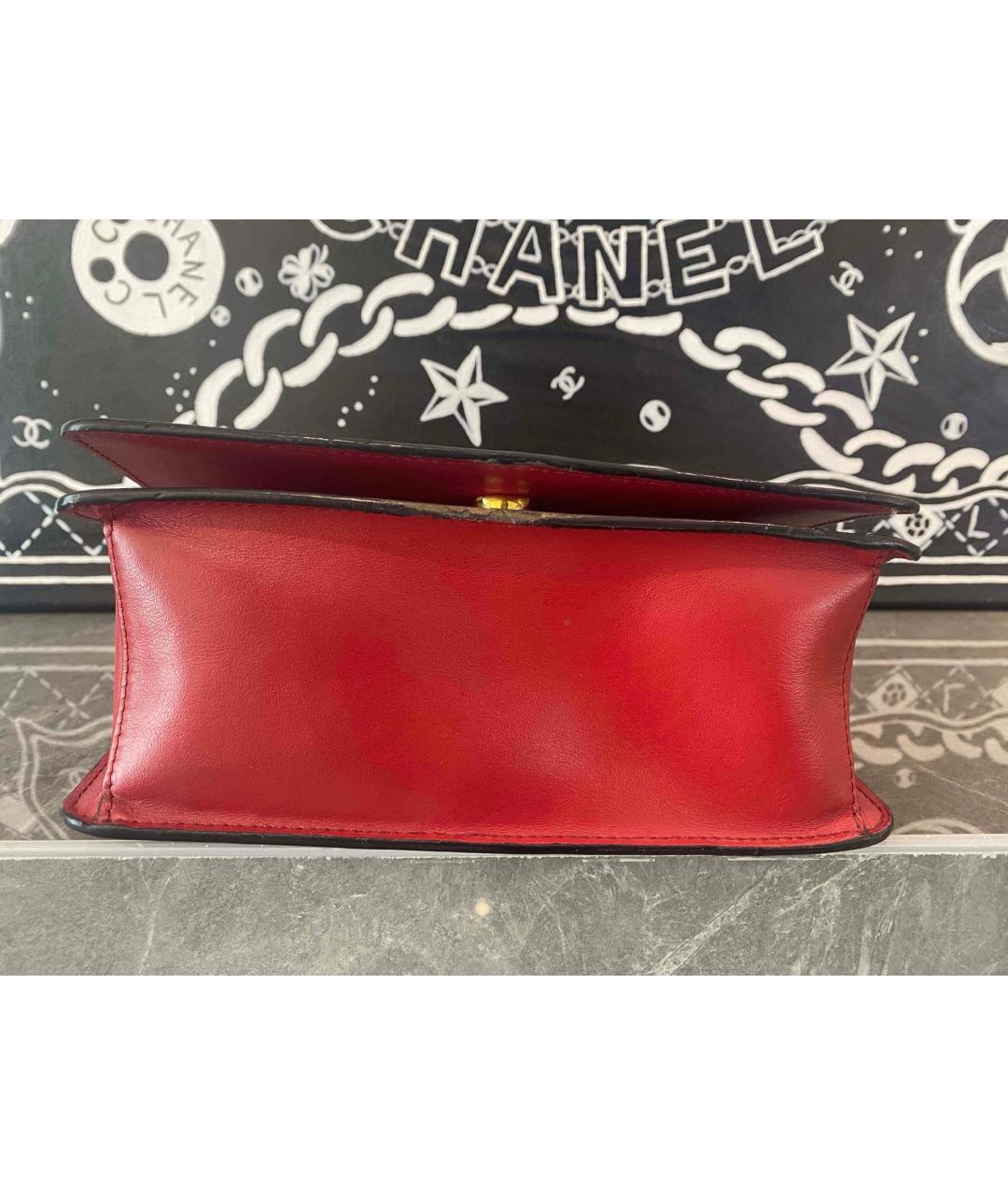 PRADA Красная кожаная сумка через плечо, фото 6