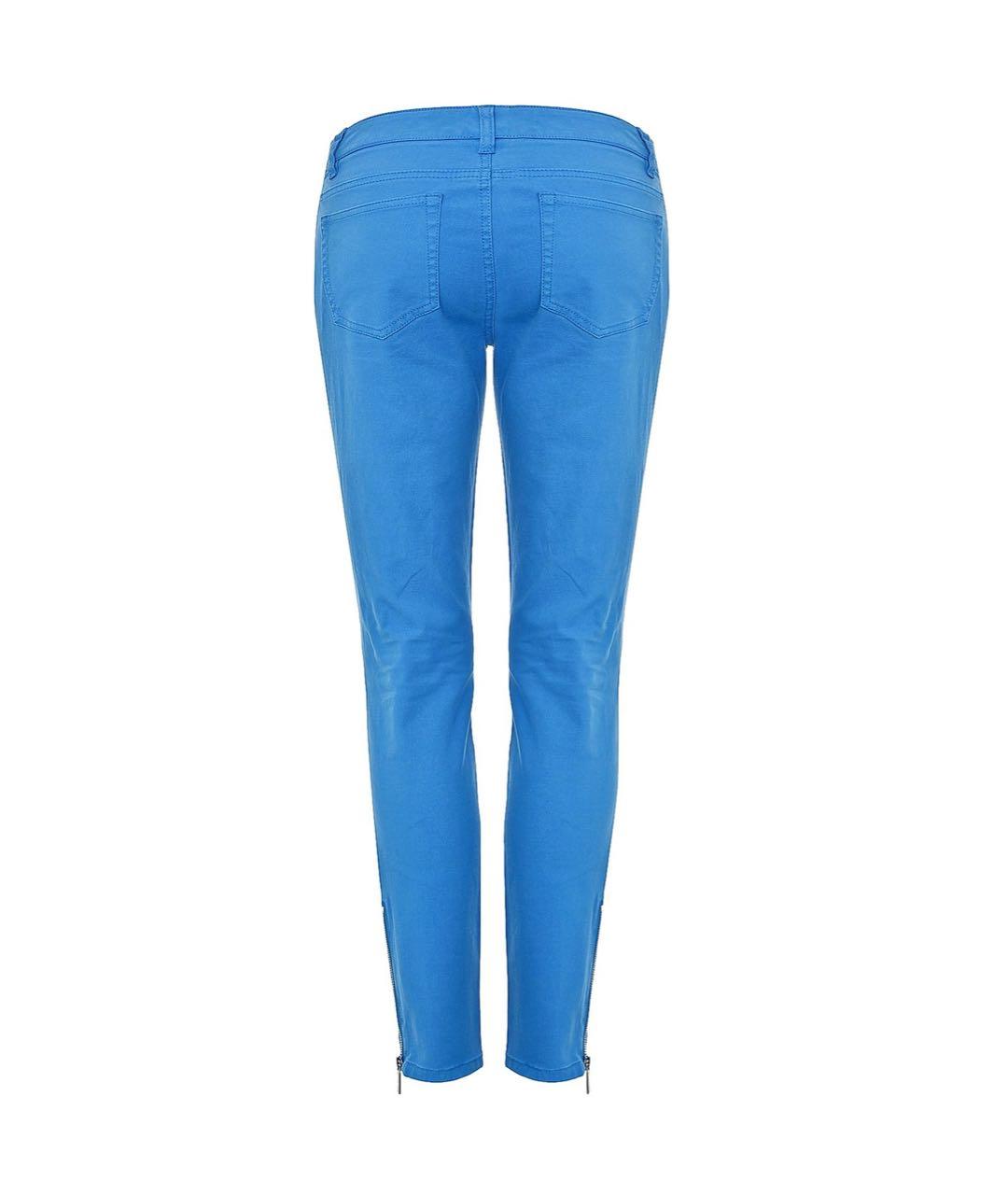 MICHAEL MICHAEL KORS Синие хлопко-эластановые джинсы слим, фото 2