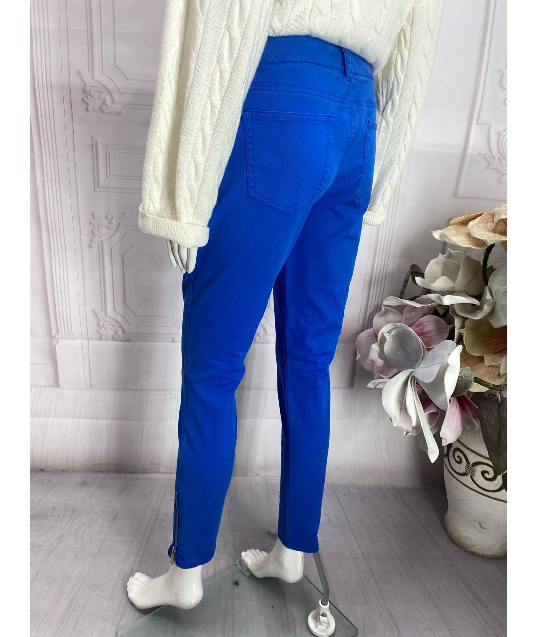 MICHAEL MICHAEL KORS Синие хлопко-эластановые джинсы слим, фото 6