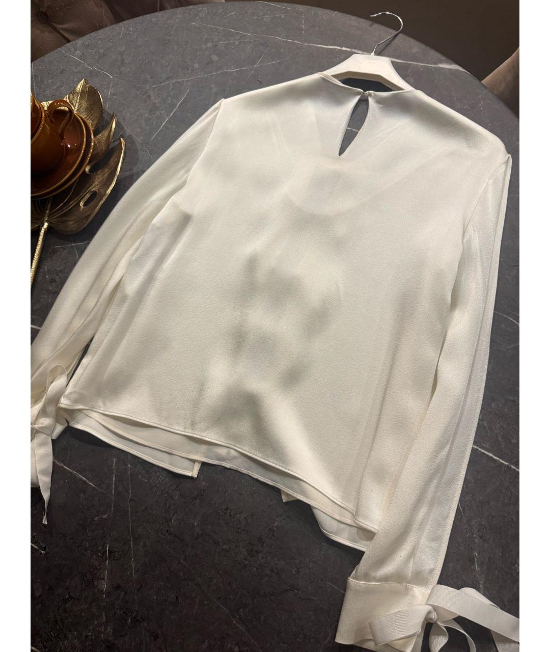 FENDI Белая ацетатная блузы, фото 2