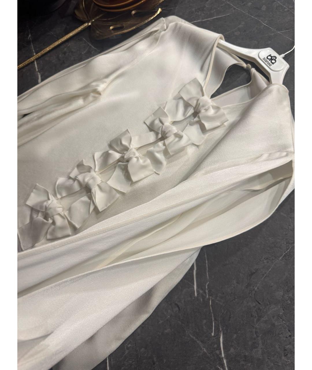FENDI Белая ацетатная блузы, фото 3