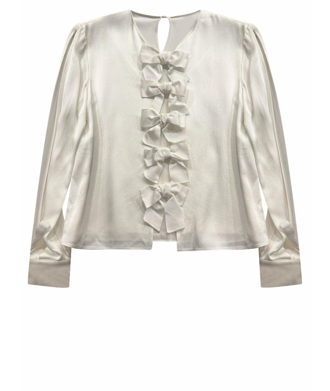 FENDI Белая ацетатная блузы, фото 1