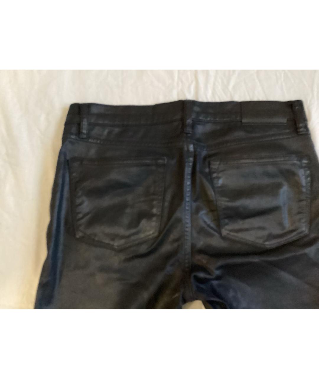 RALPH LAUREN Черные хлопковые джинсы слим, фото 3