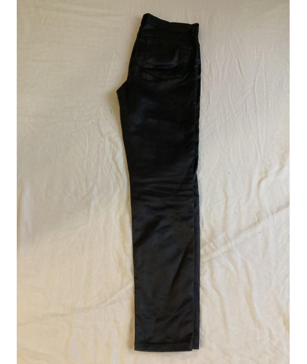 RALPH LAUREN Черные хлопковые джинсы слим, фото 2