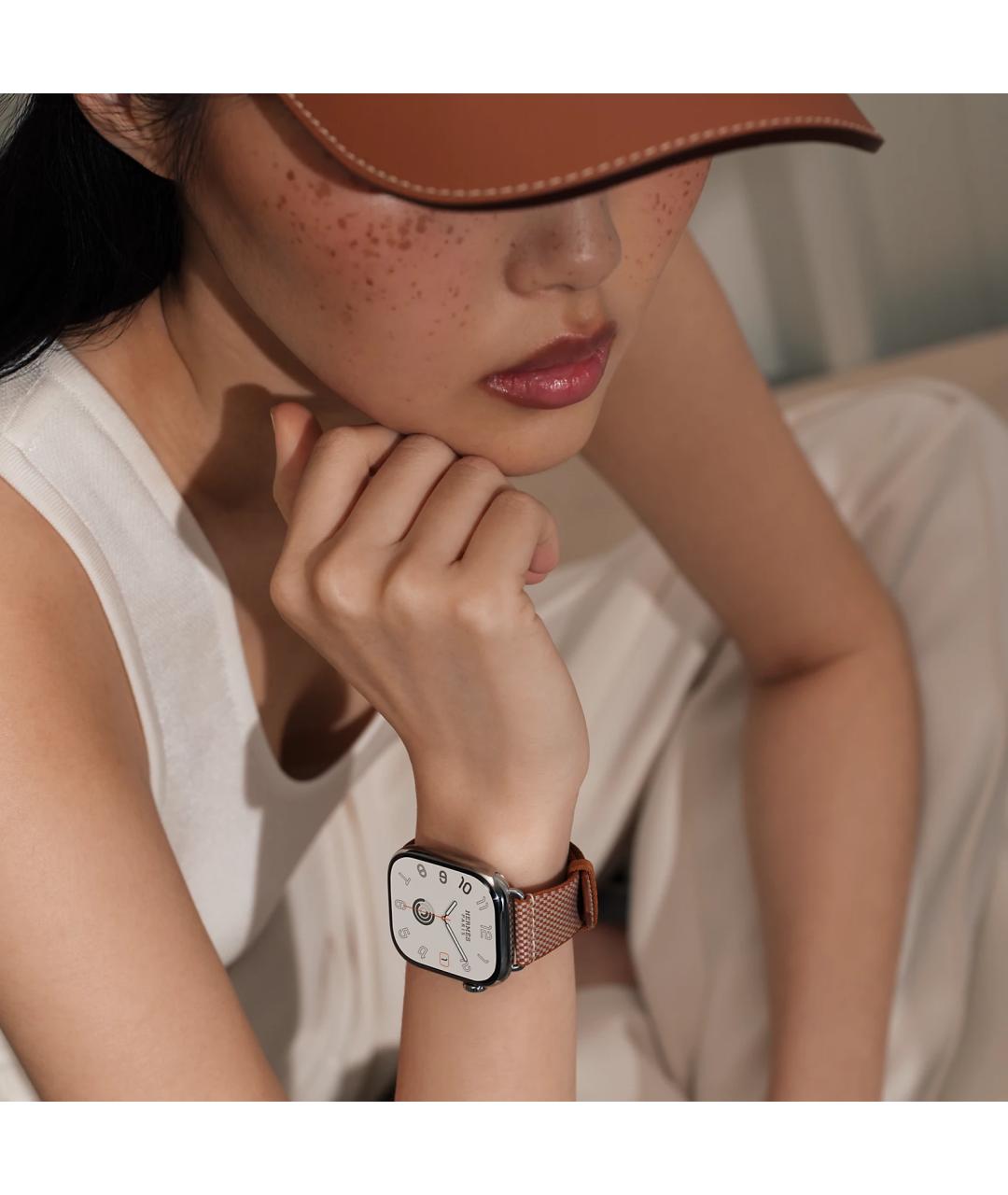 HERMES Серые титановые часы, фото 5