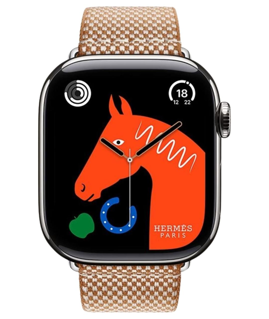 HERMES Серые титановые часы, фото 1