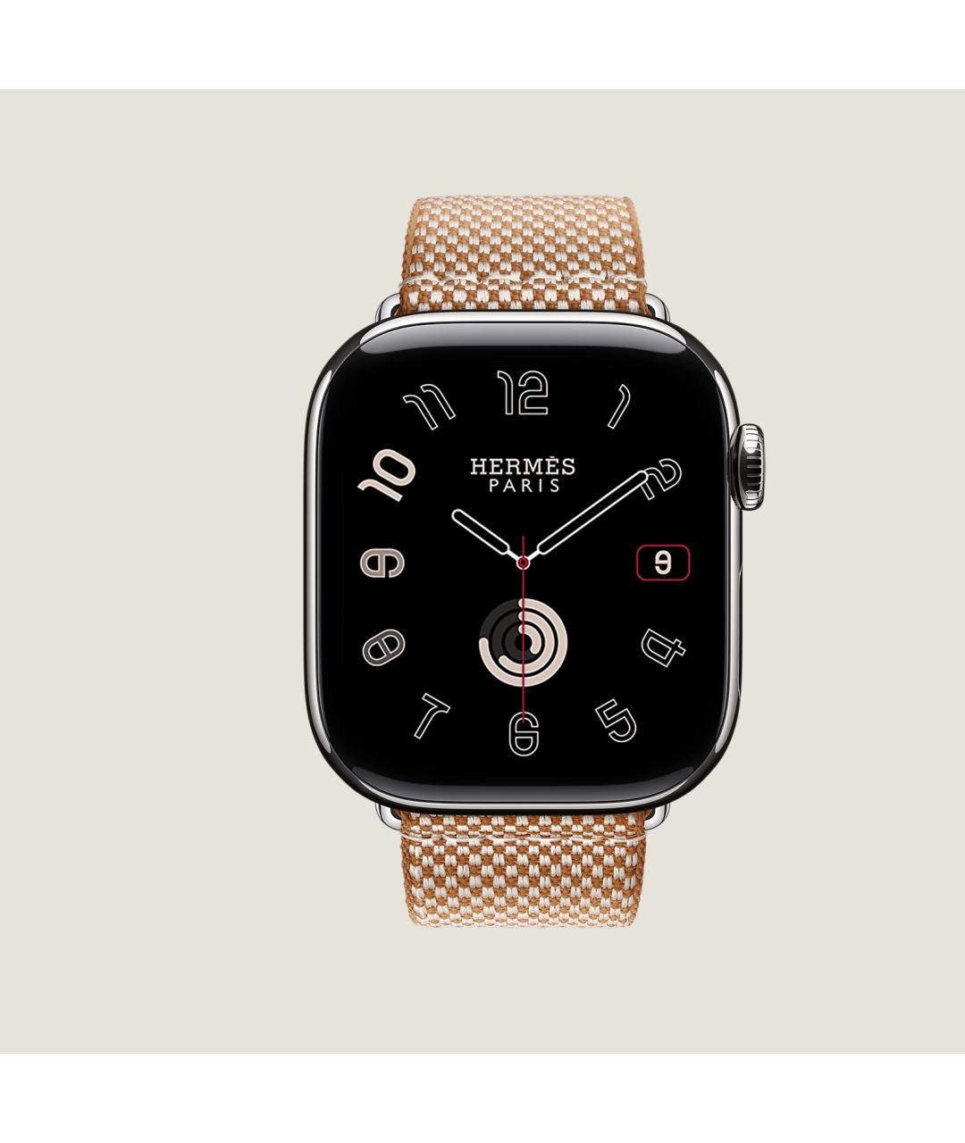 HERMES Серые титановые часы, фото 2