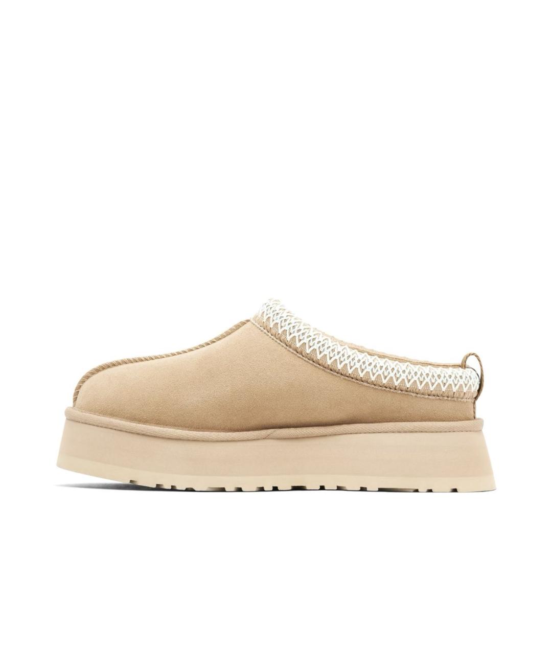 UGG AUSTRALIA Бежевые замшевые сабо, фото 8