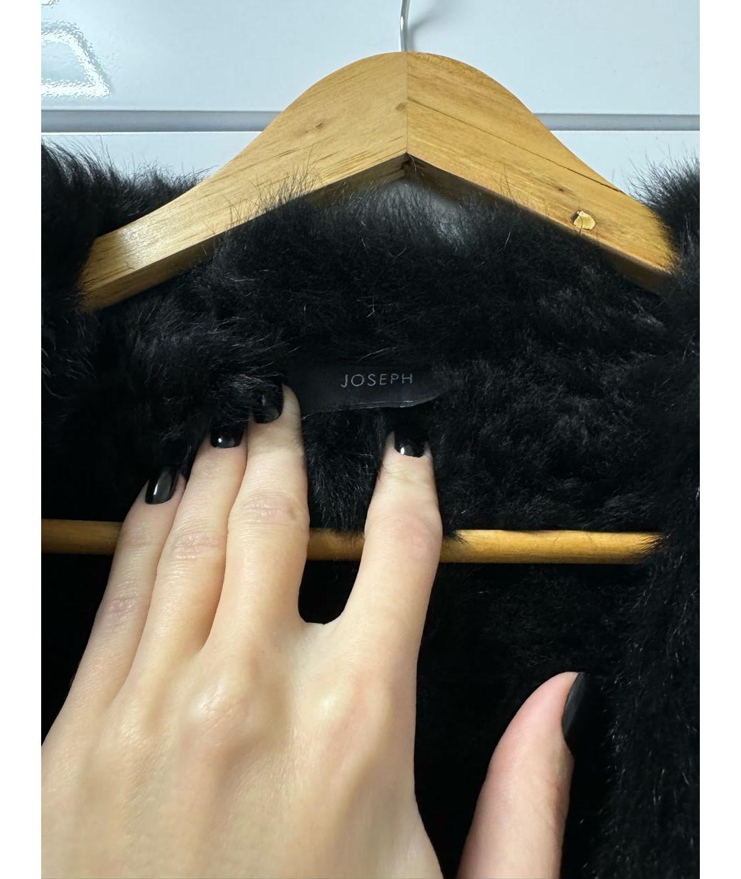 JOSEPH Черная меховая дубленка, фото 2