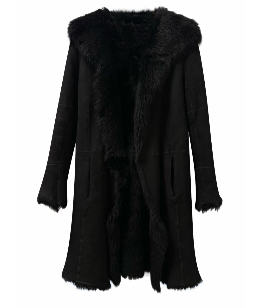 JOSEPH Черная меховая дубленка, фото 1
