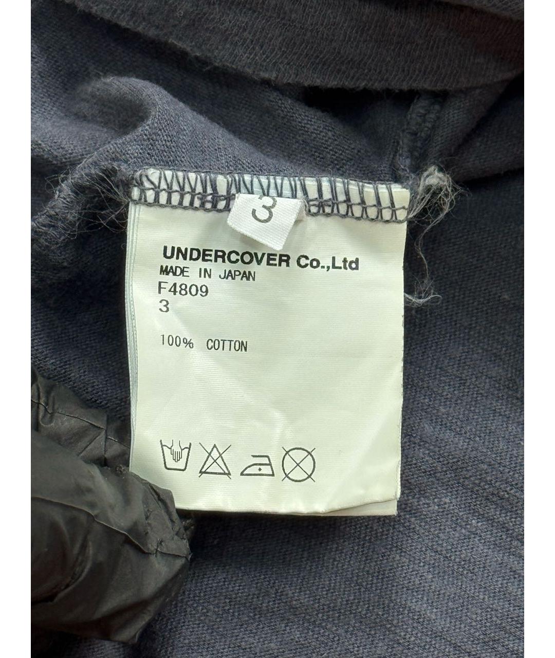 UNDERCOVER Серая хлопковая футболка, фото 7