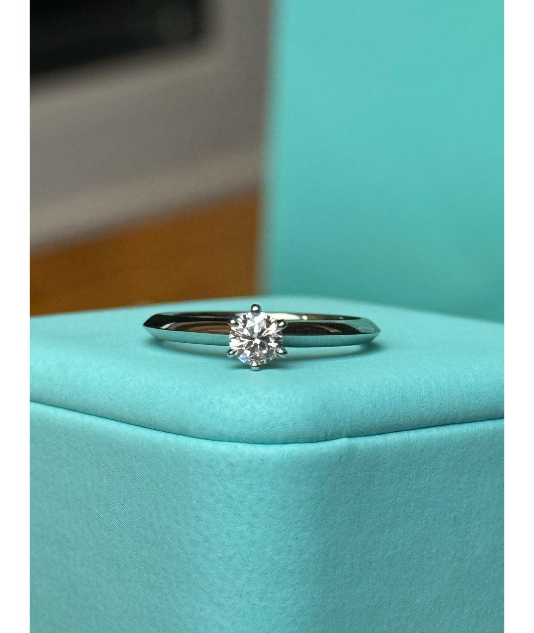 TIFFANY&CO Серебряное платиновое кольцо, фото 4