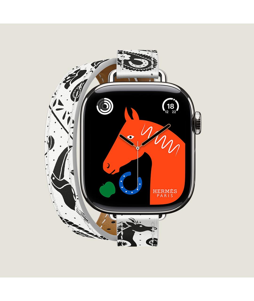 HERMES Серые титановые часы, фото 6