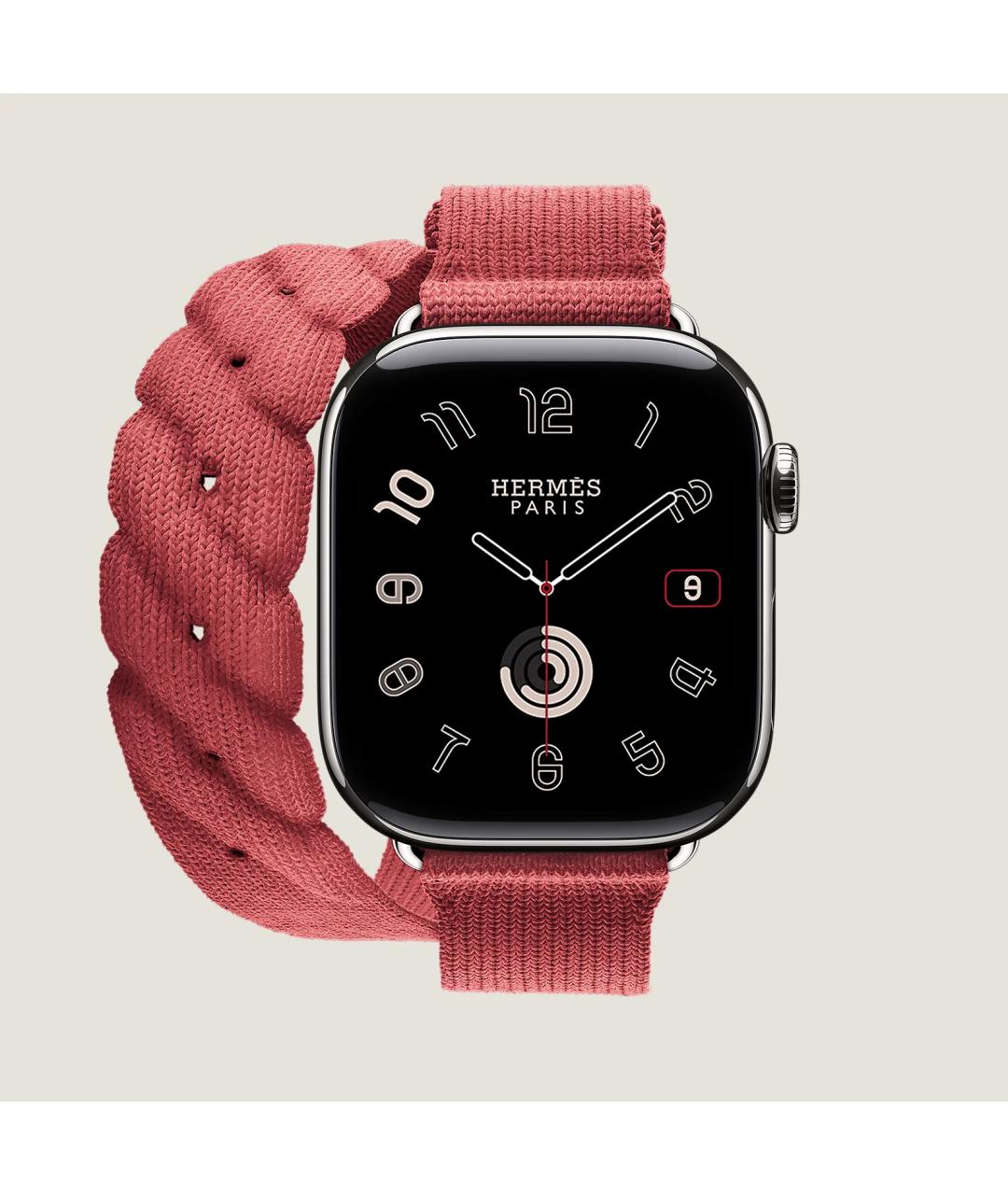 HERMES Серые титановые часы, фото 2