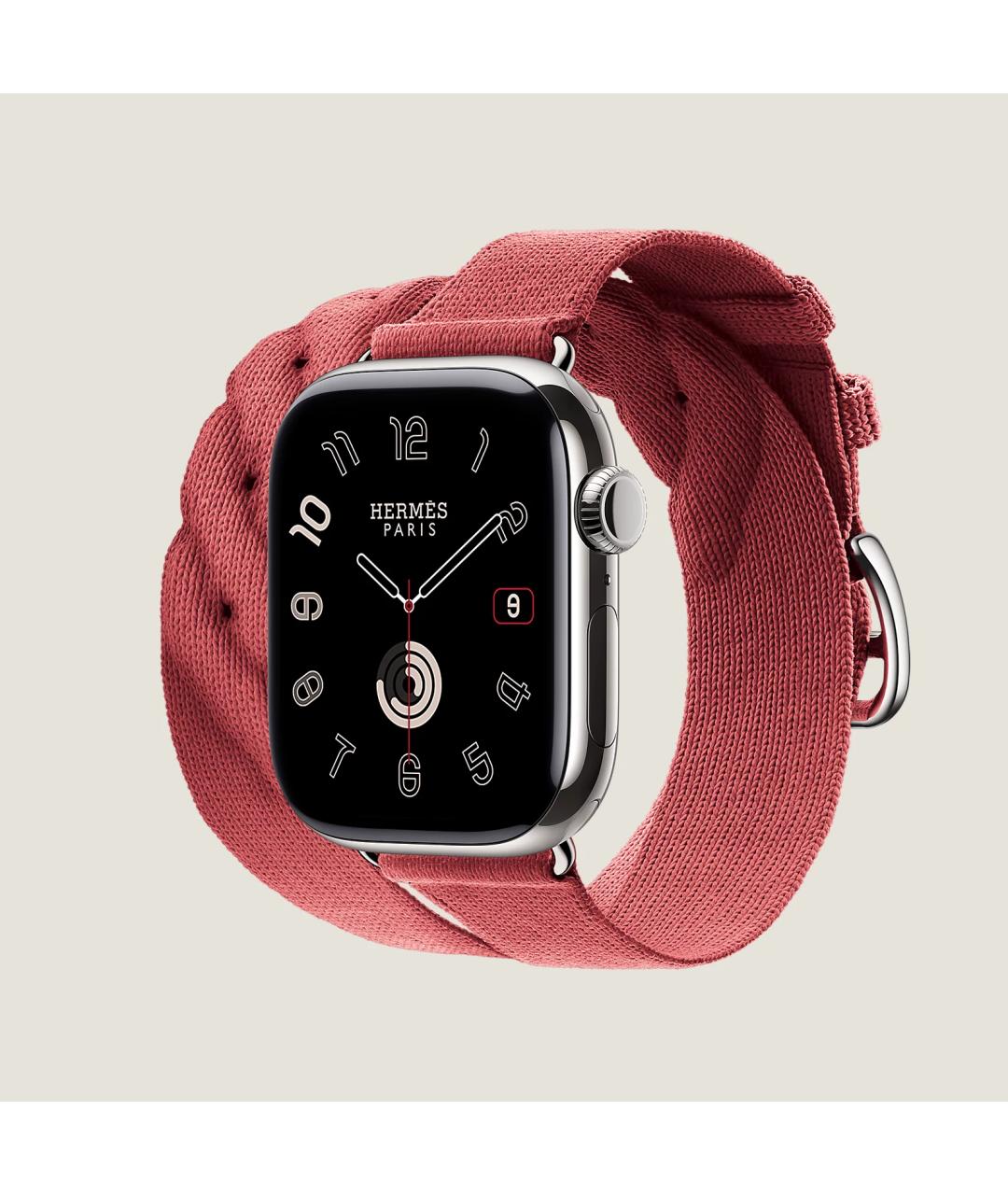 HERMES Серые титановые часы, фото 3