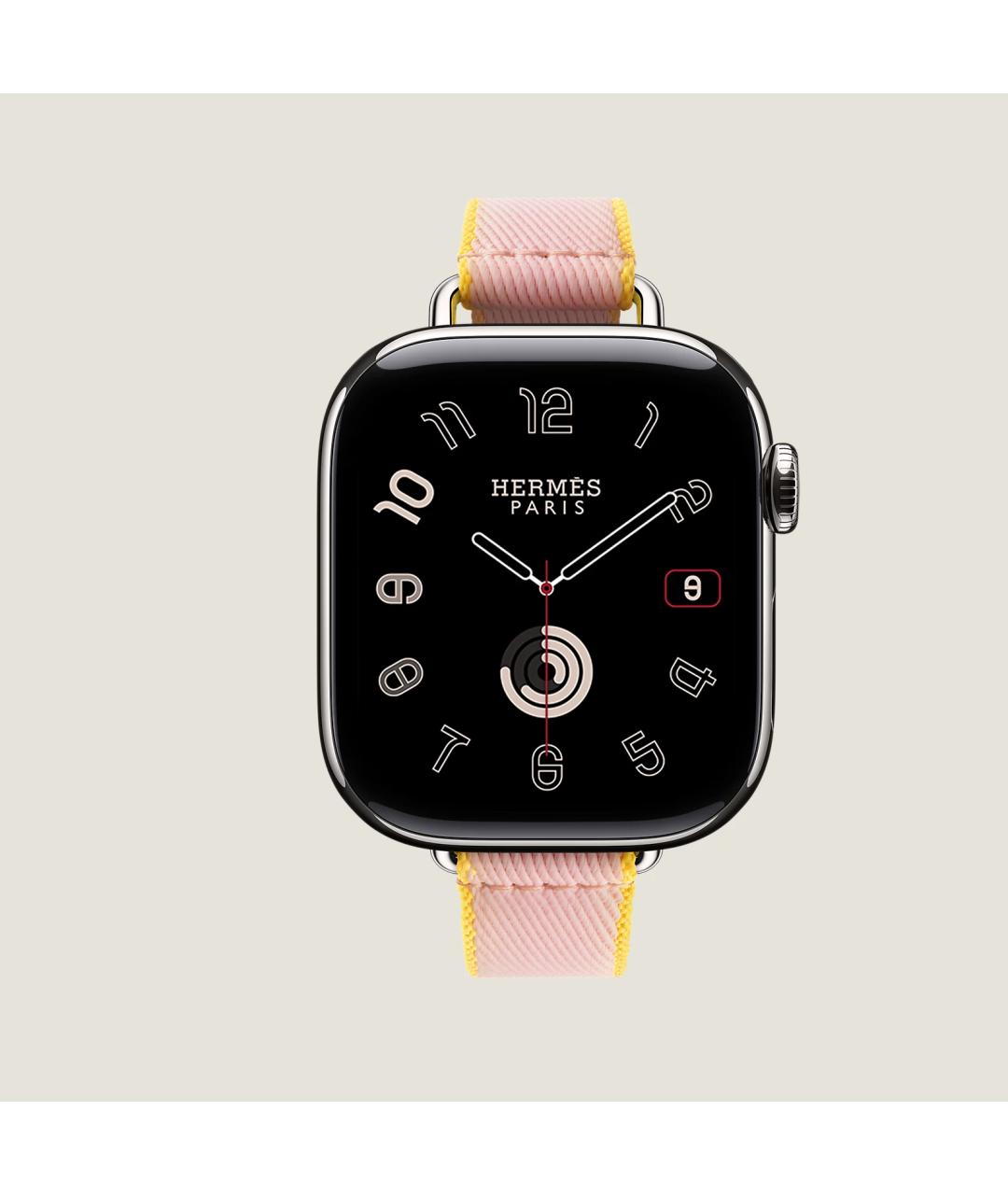 HERMES Серые титановые часы, фото 2