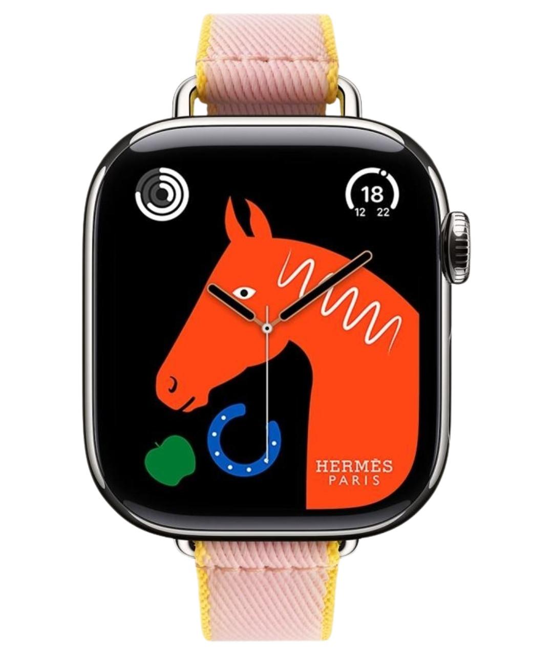 HERMES Серые титановые часы, фото 1