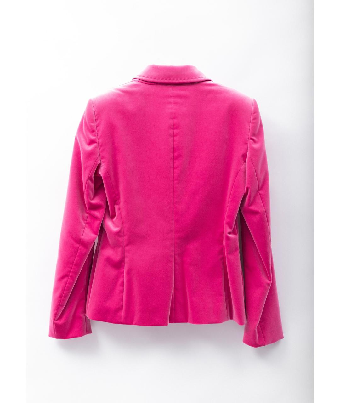 ESCADA Фуксия хлопко-эластановый жакет/пиджак, фото 2