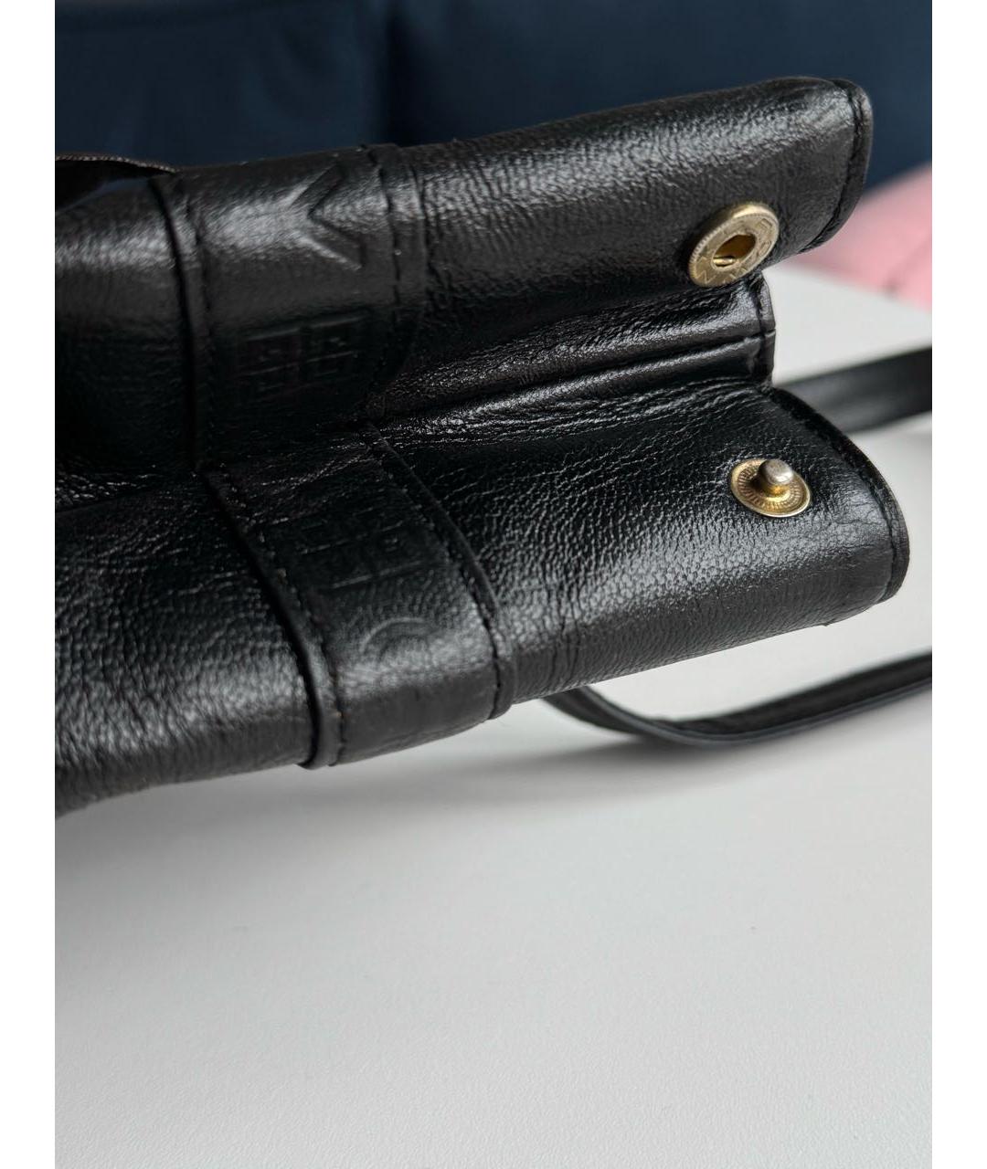 GIVENCHY Черная кожаная сумка тоут, фото 8