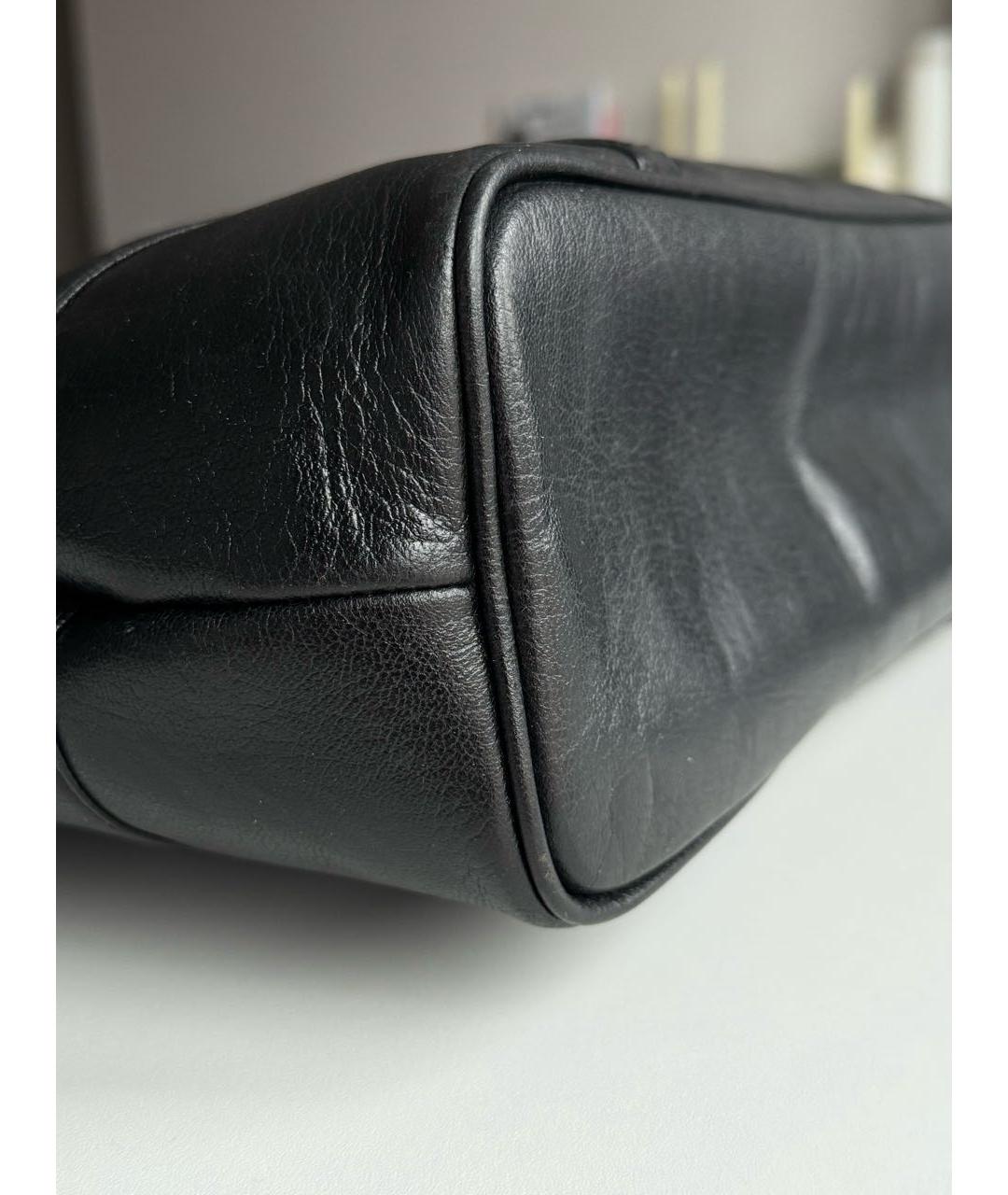 GIVENCHY Черная кожаная сумка тоут, фото 6