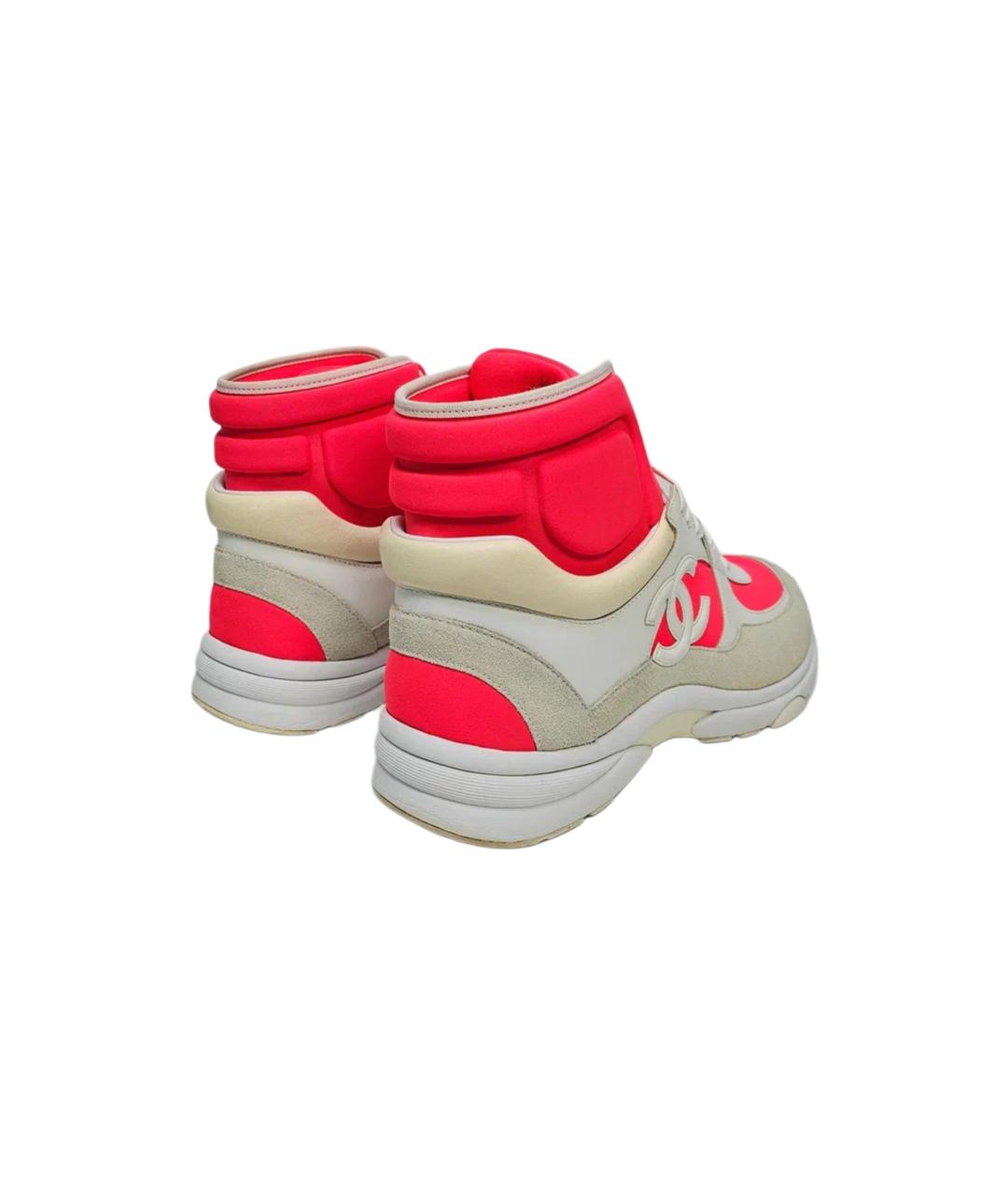 CHANEL Мульти кожаные кроссовки, фото 5