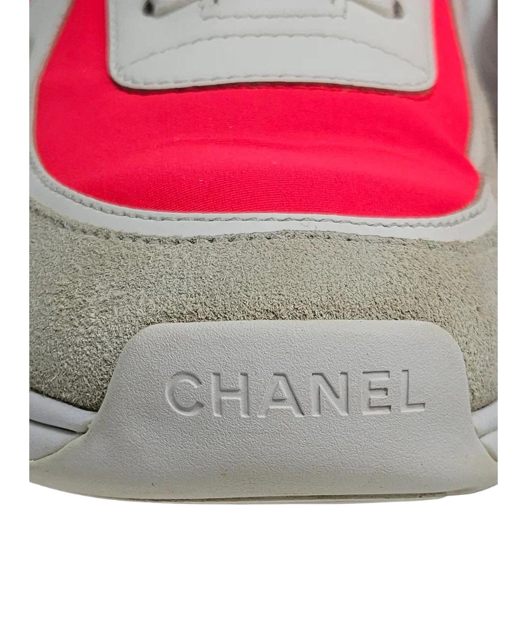 CHANEL Мульти кожаные кроссовки, фото 7