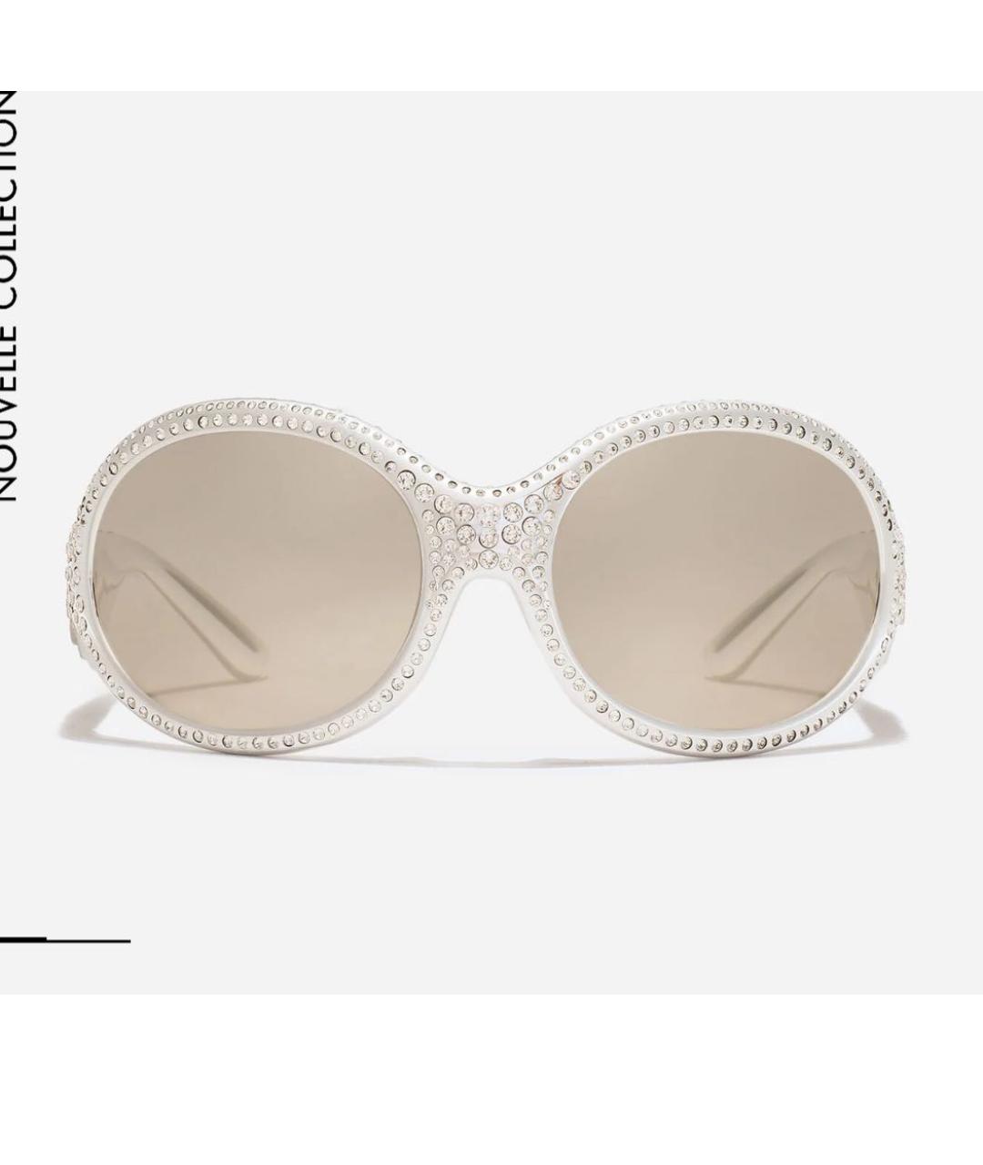 DOLCE&GABBANA Бежевые солнцезащитные очки, фото 4