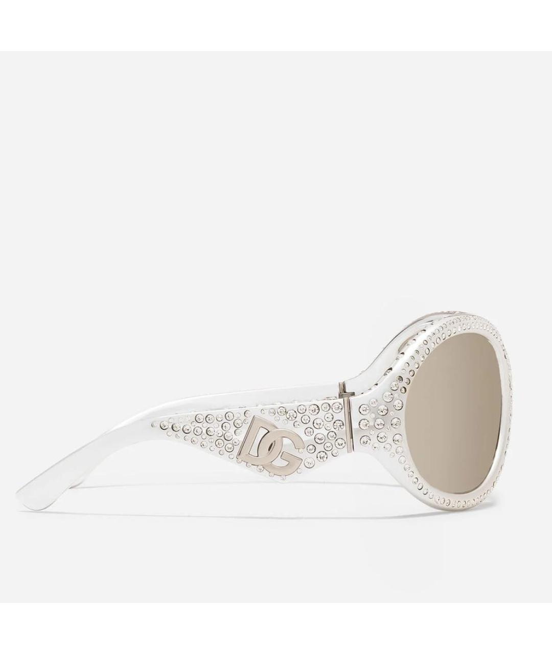 DOLCE&GABBANA Бежевые солнцезащитные очки, фото 3