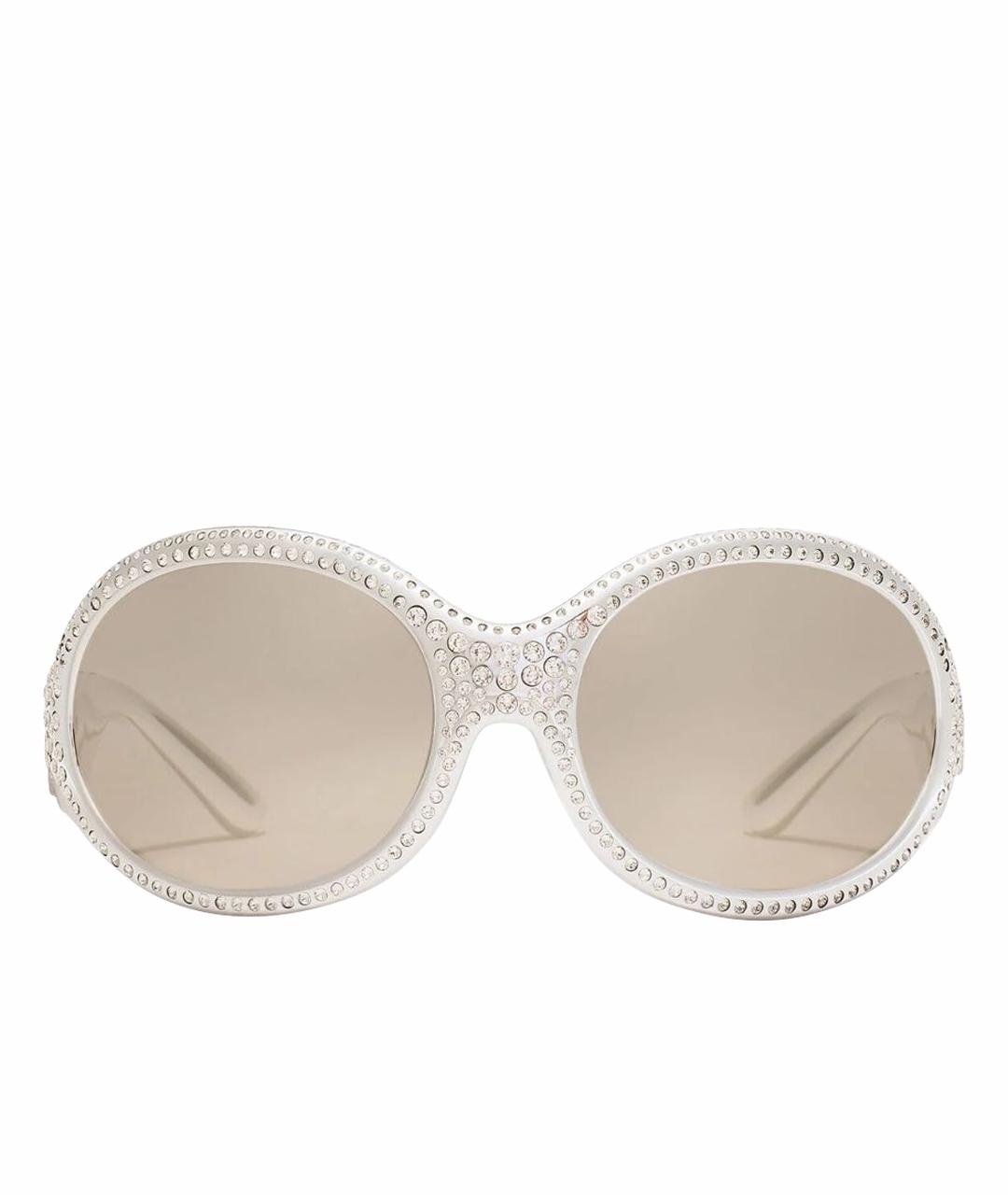 DOLCE&GABBANA Бежевые солнцезащитные очки, фото 1